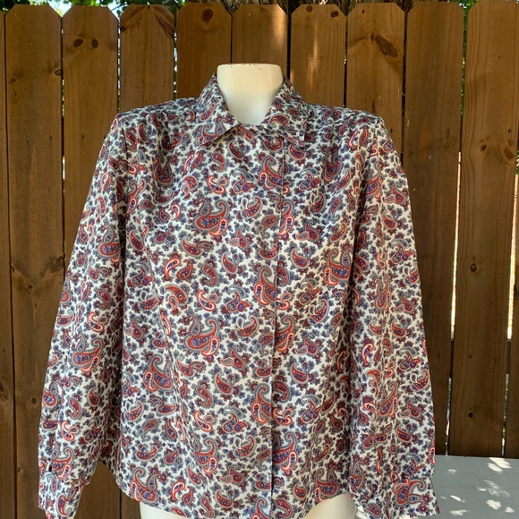 David Strauss Tops - 60's Vintage David Strauss blouse size 14P.